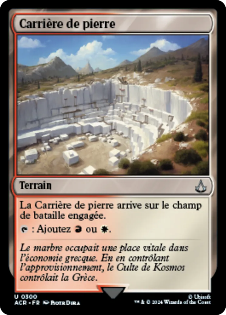 Carrière de pierre — Assassin's Creed — Magic: The Gathering