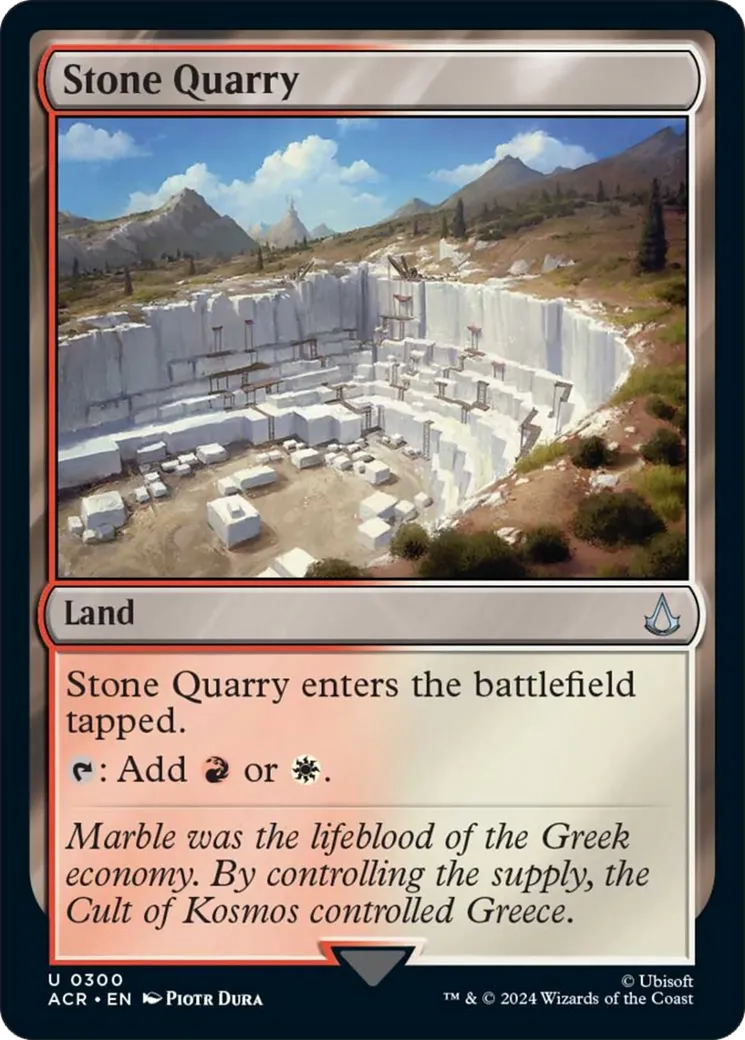 Carrière de pierre — Assassin's Creed — Magic: The Gathering