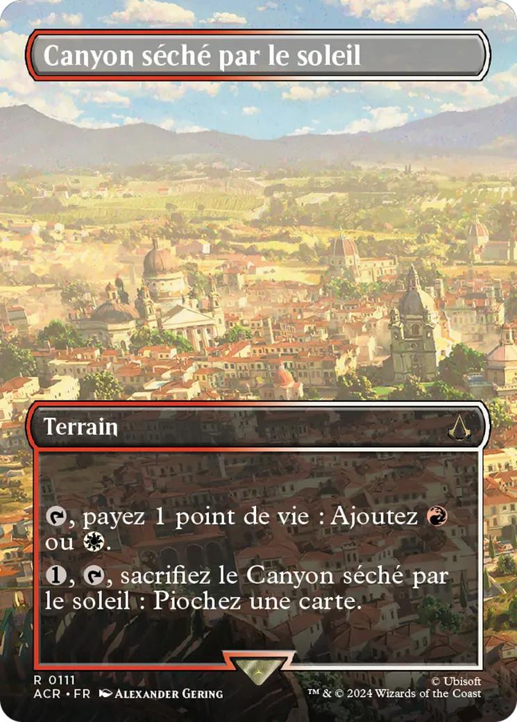 Canyon séché par le soleil — Assassin's Creed — Magic: The Gathering