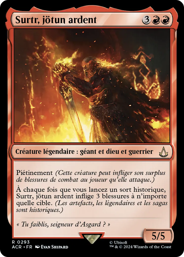 Surtr, jötun ardent — Assassin's Creed — Magic: The Gathering