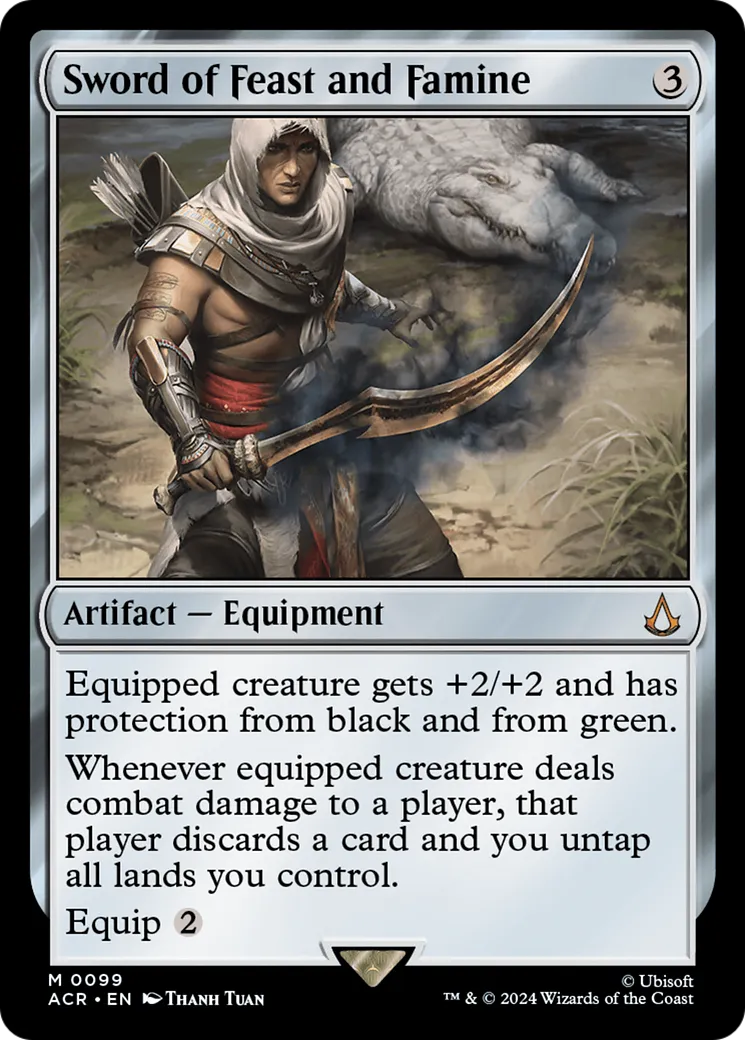 Sword of Feast and Famine — Assassin's Creed — Magic: The Gathering