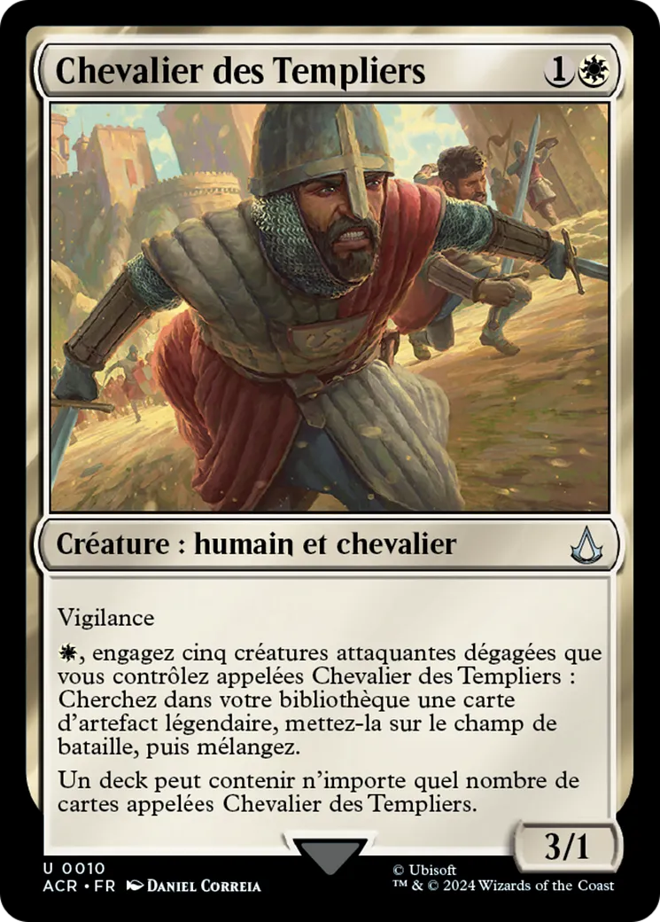 Chevalier des Templiers — Assassin's Creed — Magic: The Gathering