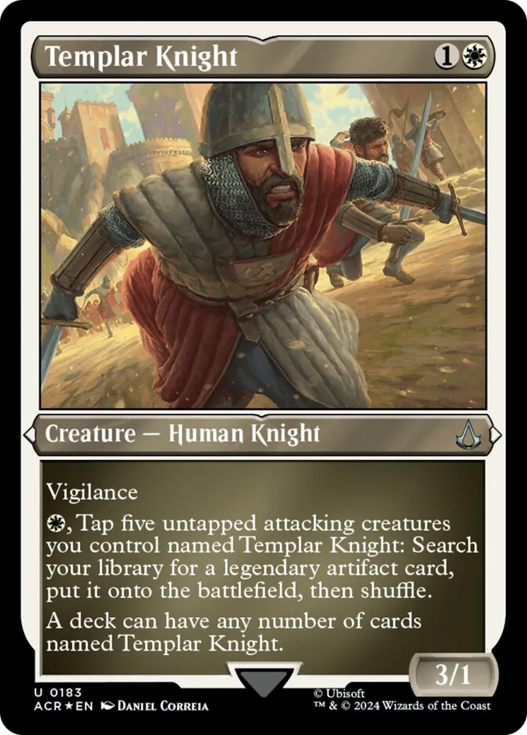Templar Knight — Assassin's Creed — Magic: The Gathering