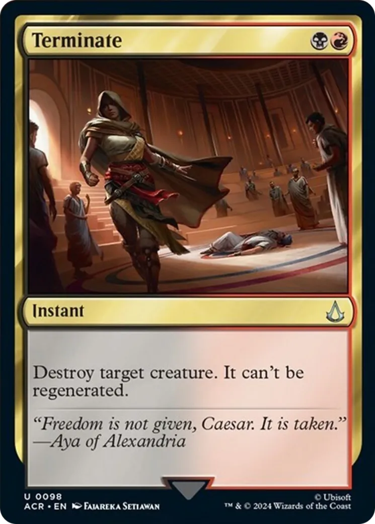 Terminaison — Assassin's Creed — Magic: The Gathering