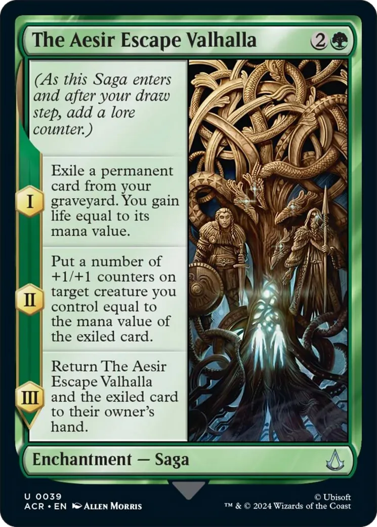 Les Aesir s'échappent du Valhalla — Assassin's Creed — Magic: The Gathering