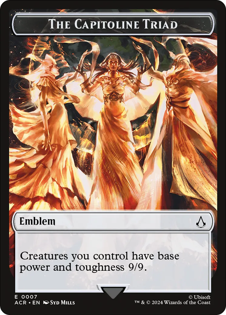 The Capitoline Triad Emblem — Assassin's Creed — Magic: The Gathering