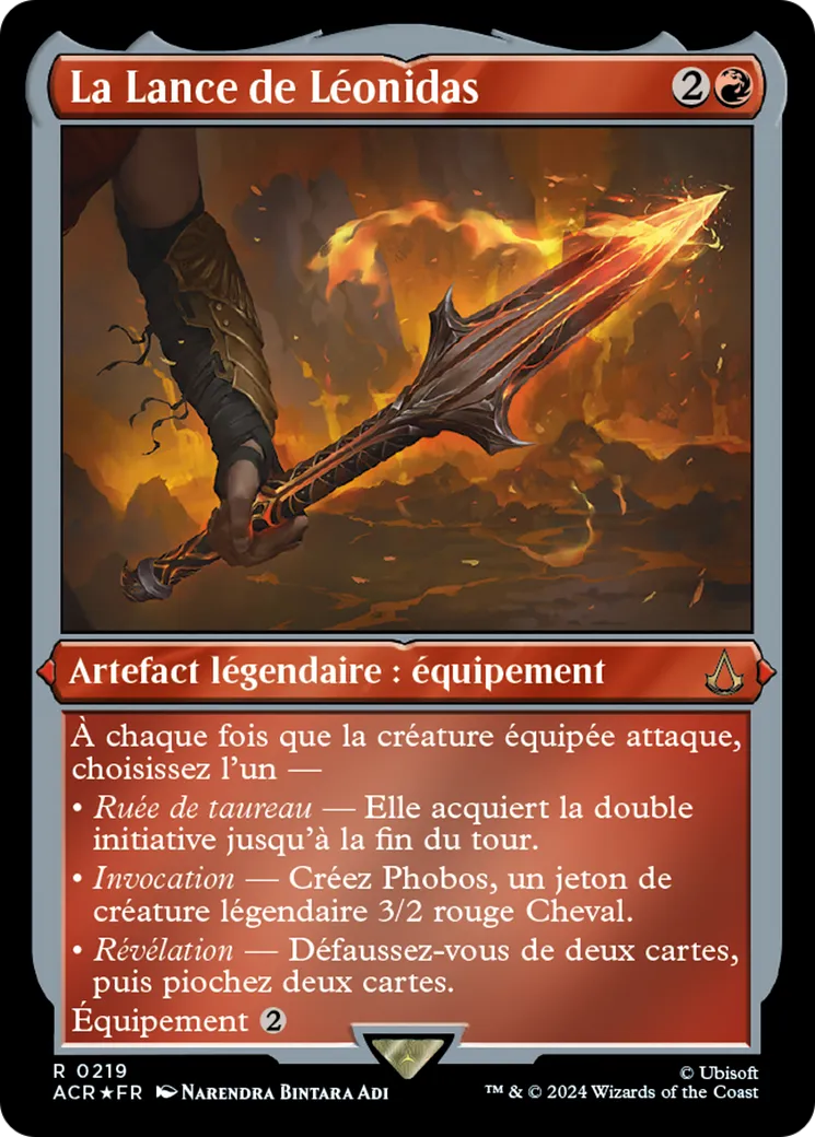 La Lance de Léonidas — Assassin's Creed — Magic: The Gathering