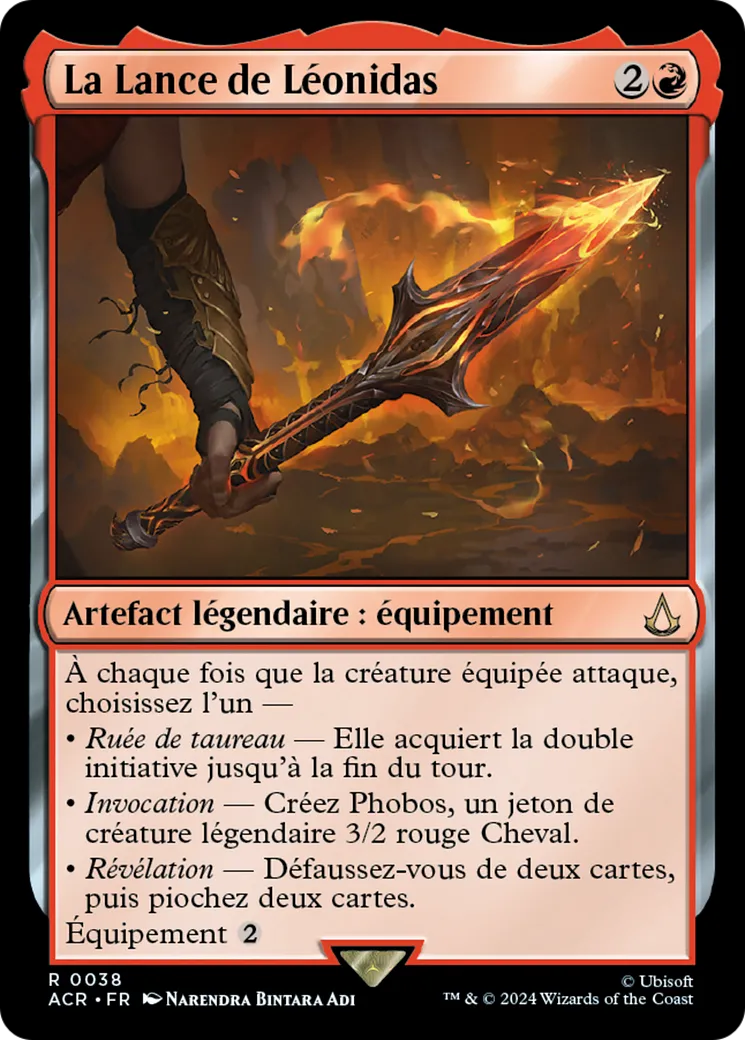 La Lance de Léonidas — Assassin's Creed — Magic: The Gathering