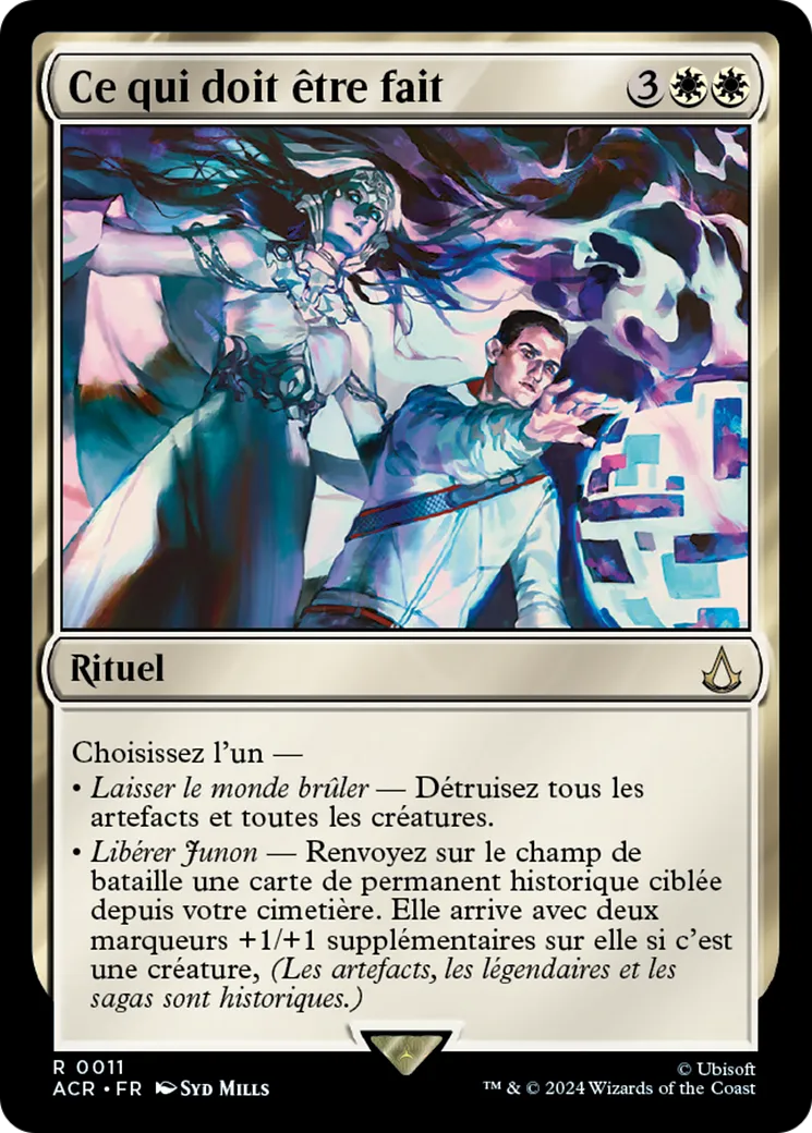 Ce qui doit être fait — Assassin's Creed — Magic: The Gathering