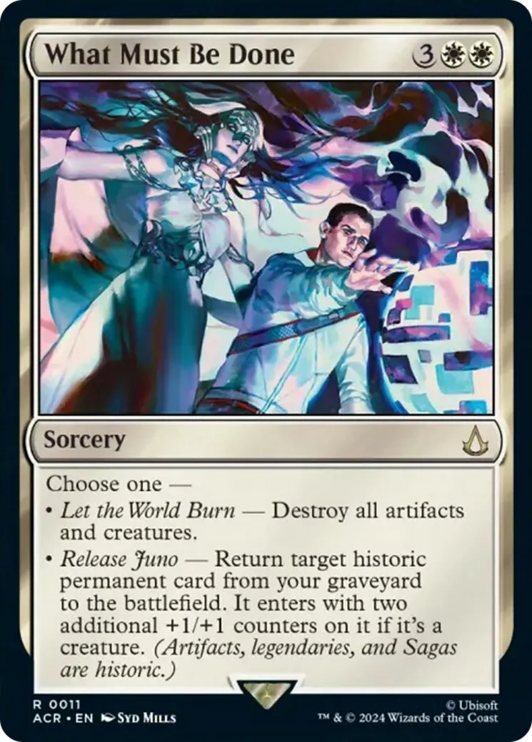 What Must Be Done — Assassin's Creed — Magic: The Gathering
