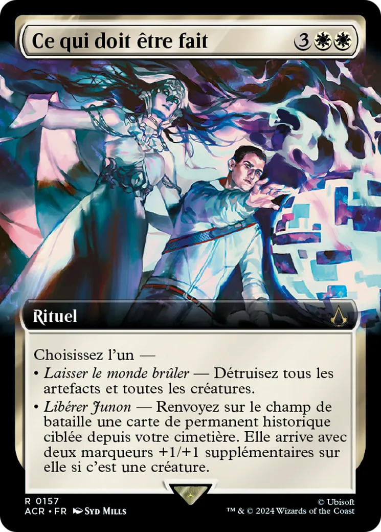 Ce qui doit être fait — Assassin's Creed — Magic: The Gathering