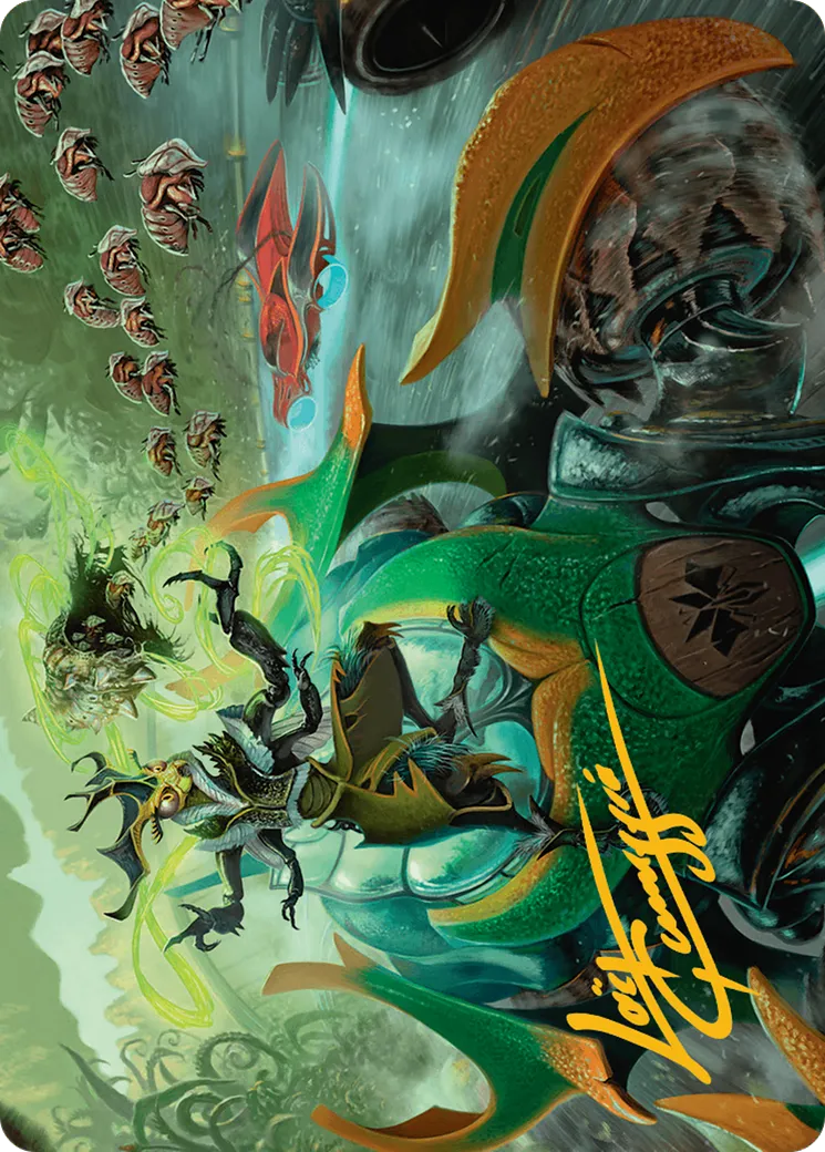 Aatchik, Emerald Radian — Aetherdrift Art Series — Magic: The Gathering