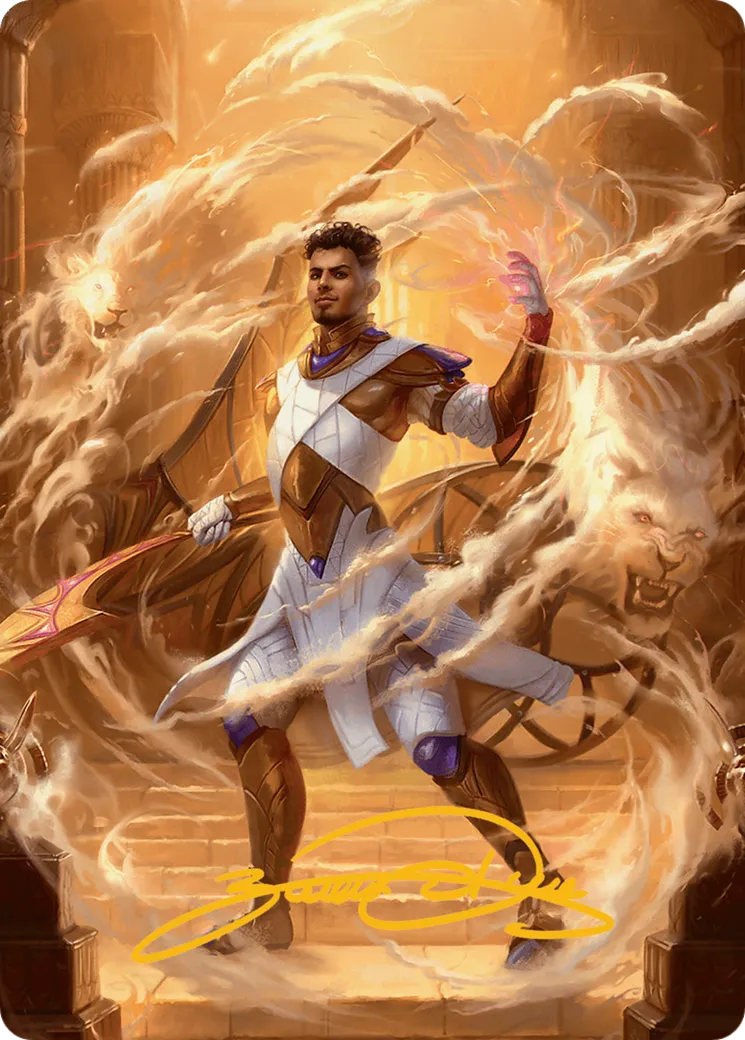 Basri, Tomorrow's Champion — Aetherdrift Art Series — Magic: The Gathering