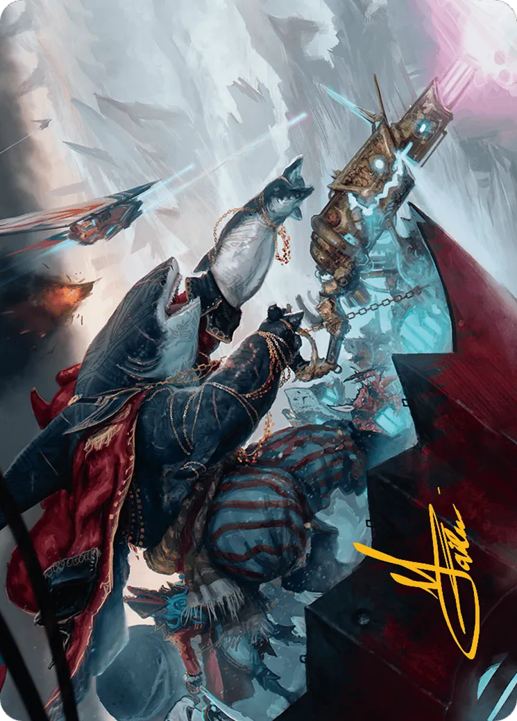 Captain Howler, Sea Scourge — Aetherdrift Art Series — Magic: The Gathering