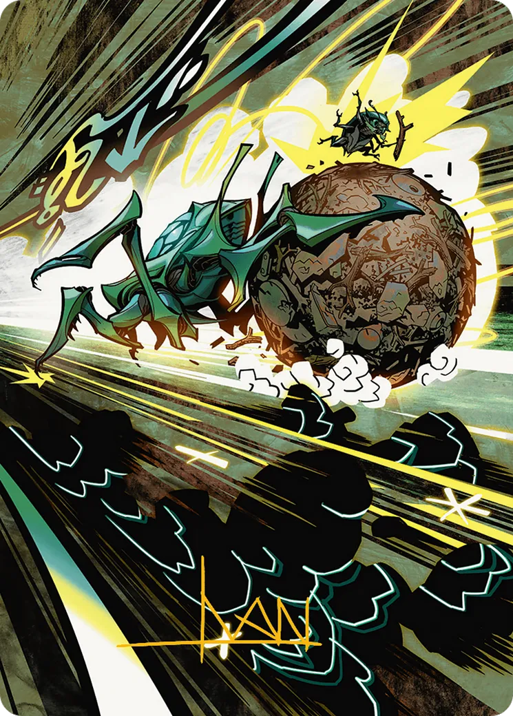Debris Beetle — Aetherdrift Art Series — Magic: The Gathering