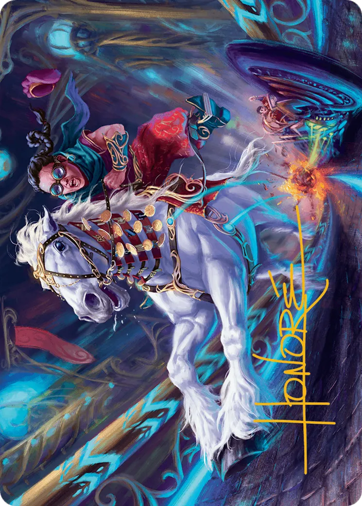 Gilded Ghoda — Aetherdrift Art Series — Magic: The Gathering