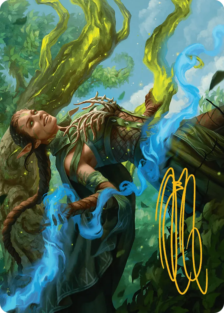 Nissa, Worldsoul Speaker — Aetherdrift Art Series — Magic: The Gathering