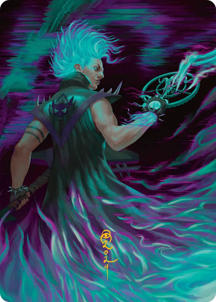 Winter, Cursed Rider — Aetherdrift Art Series — Magic: The Gathering
