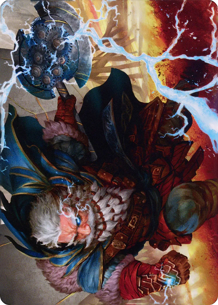 Electrostatic Infantry — Dominaria United Art Series — Magic: The Gathering