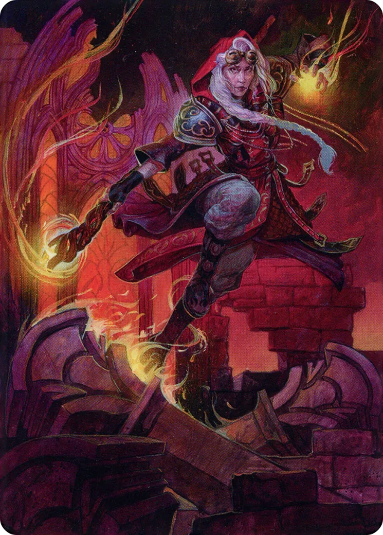 Jaya, Fiery Negotiator — Dominaria United Art Series — Magic: The Gathering