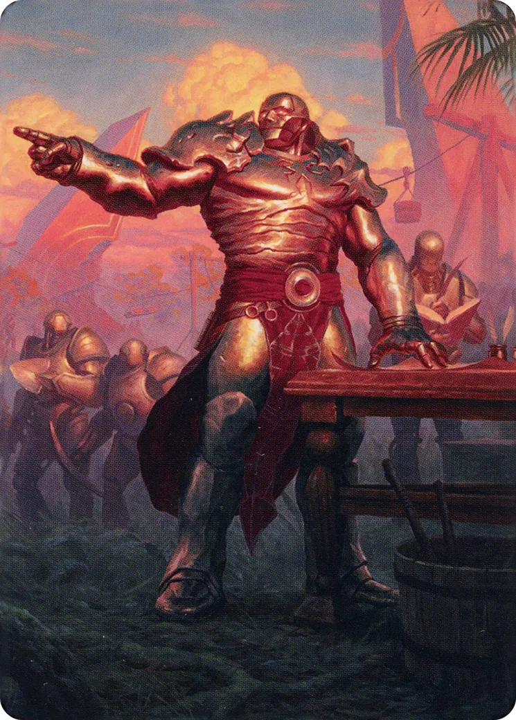 Karn, Living Legacy — Dominaria United Art Series — Magic: The Gathering
