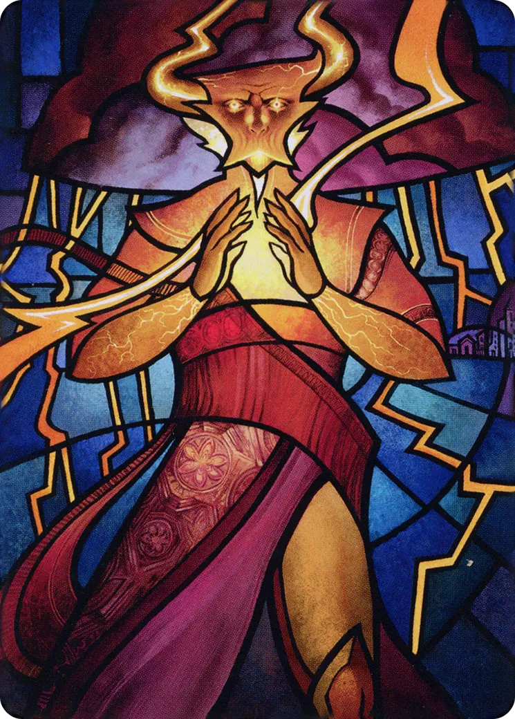 Najal, the Storm Runner — Dominaria United Art Series — Magic: The Gathering