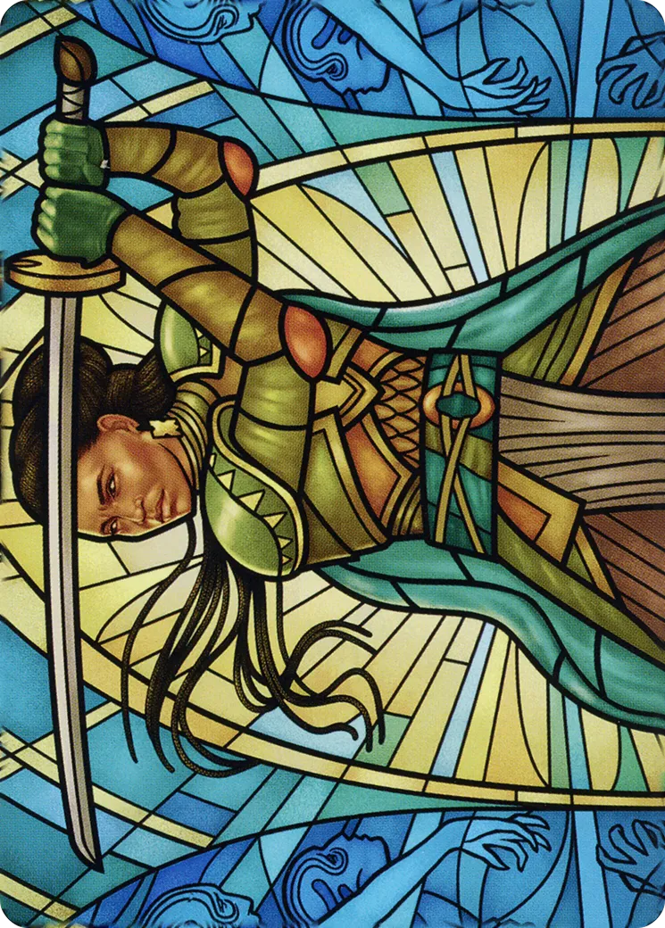 Shanna, Purifying Blade — Dominaria United Art Series — Magic: The Gathering