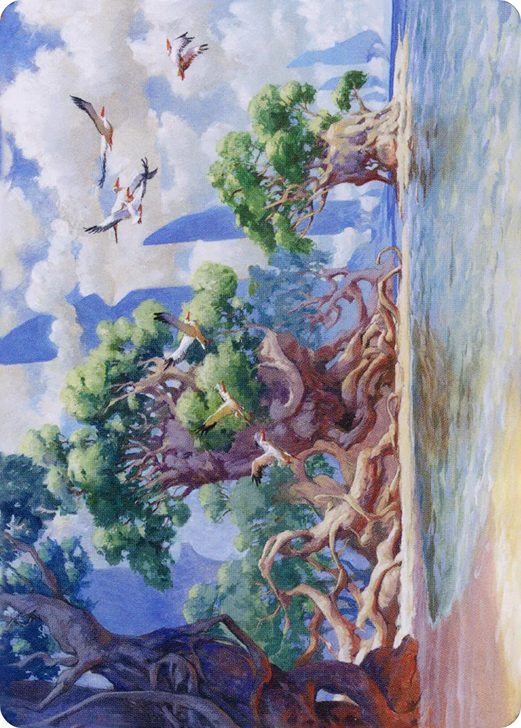 Yavimaya Coast — Dominaria United Art Series — Magic: The Gathering