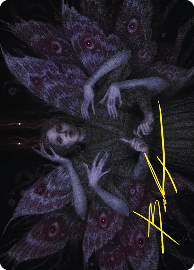 Demonic Counsel — Duskmourn: House of Horror Art Series — Magic: The Gathering