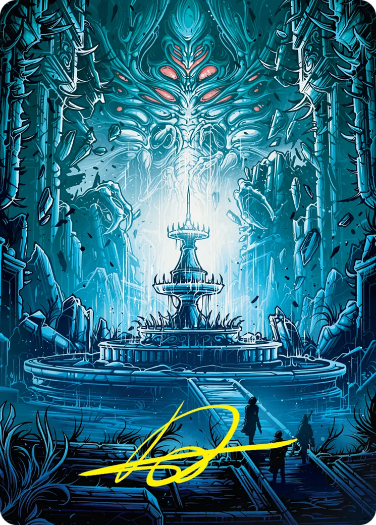 Island — Duskmourn: House of Horror Art Series — Magic: The Gathering