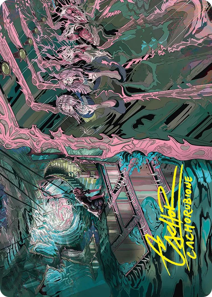 Mirror Room // Fractured Realm // Mirror Room // Fractured Realm — Duskmourn: House of Horror Art Series — Magic: The Gathering