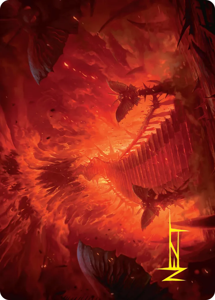 Mountain — Duskmourn: House of Horror Art Series — Magic: The Gathering