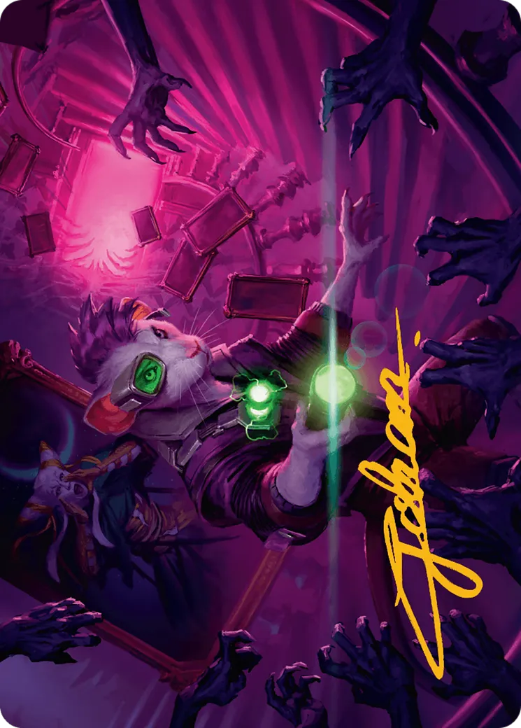 Nashi, Searcher in the Dark — Duskmourn: House of Horror Art Series — Magic: The Gathering