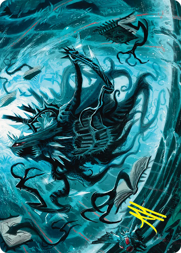 Overlord of the Floodpits — Duskmourn: House of Horror Art Series — Magic: The Gathering