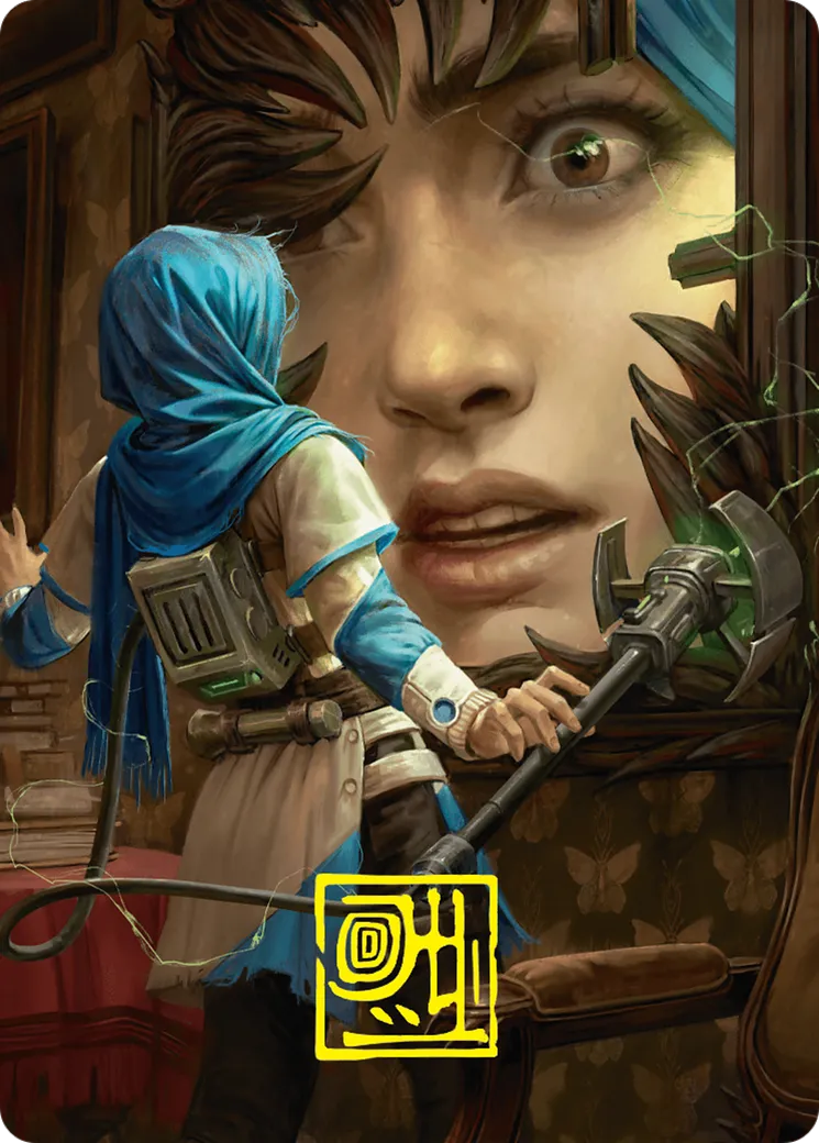 Reality Is Mine to Control — Duskmourn: House of Horror Art Series — Magic: The Gathering