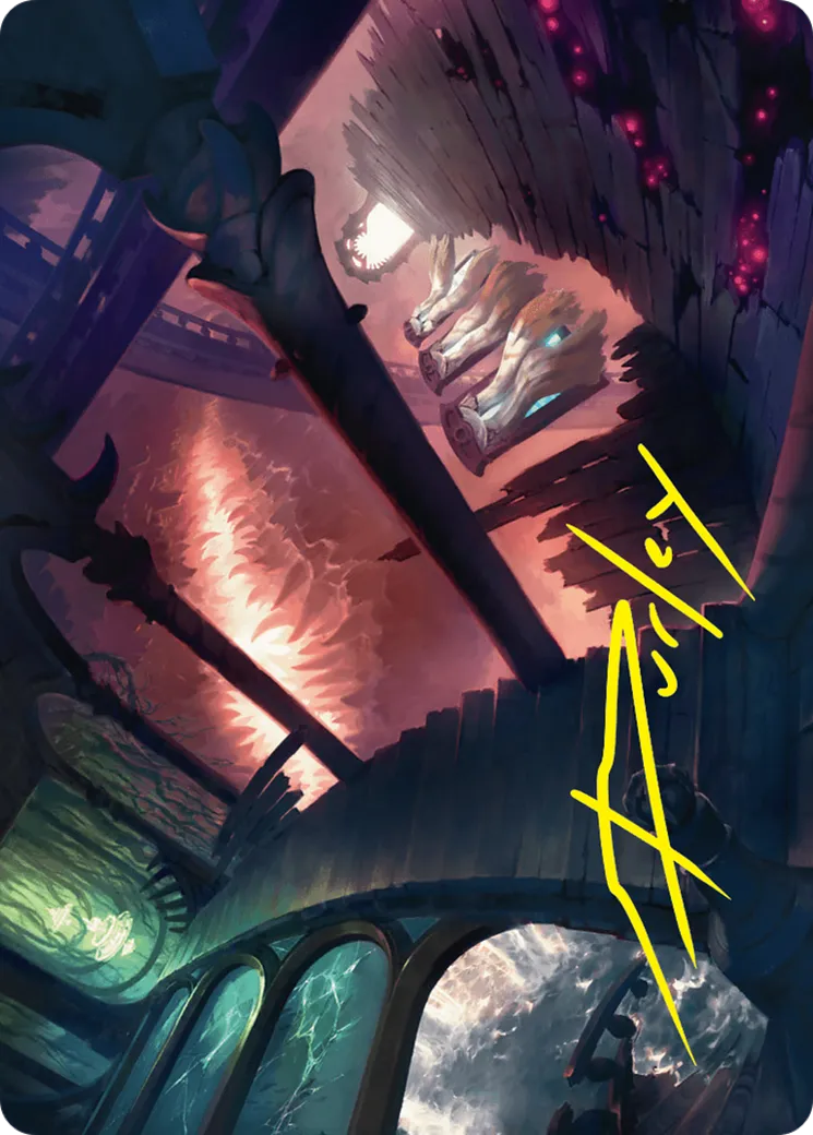 Terramorphic Expanse — Duskmourn: House of Horror Art Series — Magic: The Gathering