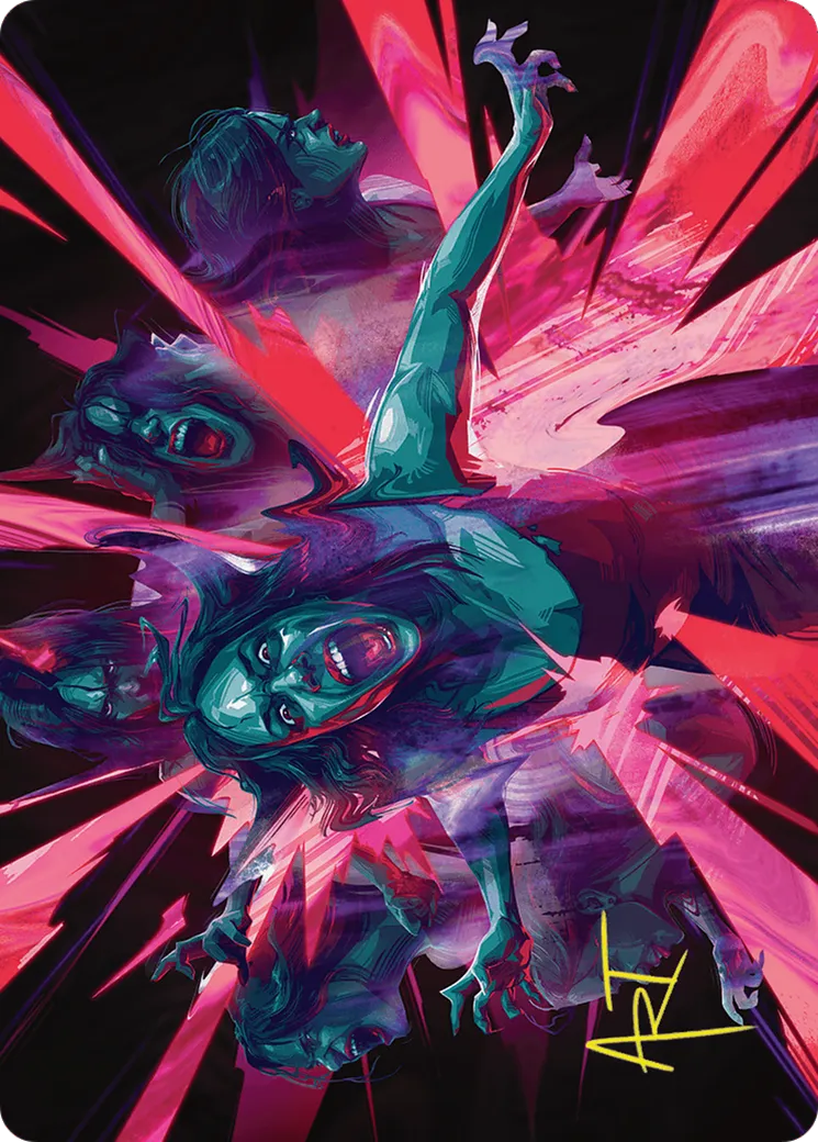 Waltz of Rage — Duskmourn: House of Horror Art Series — Magic: The Gathering
