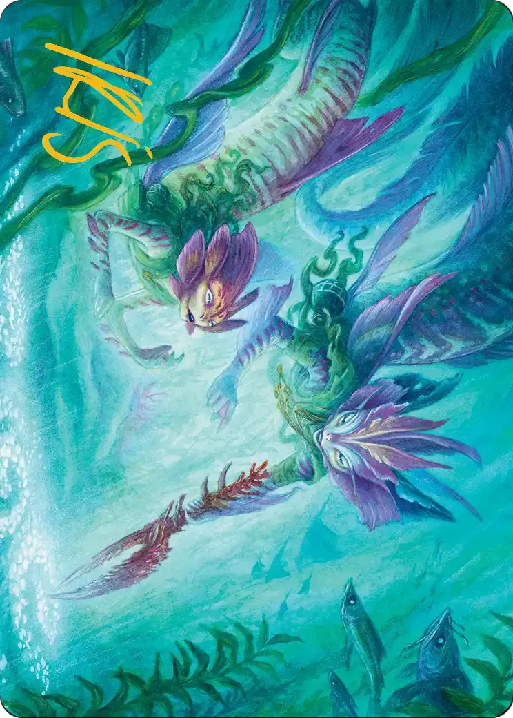 Silvergill Mentor — Lorwyn Eclipsed Art Series — Magic: The Gathering