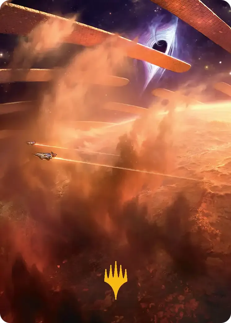 Adagia, Windswept Bastion — Edge of Eternities Art Series — Magic: The Gathering