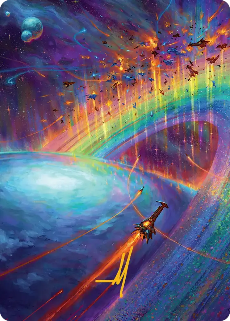 Cascading Cataracts — Edge of Eternities Art Series — Magic: The Gathering