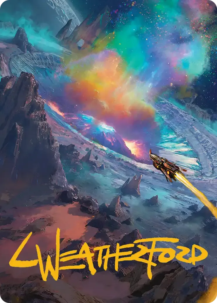 Meteor Crater — Edge of Eternities Art Series — Magic: The Gathering