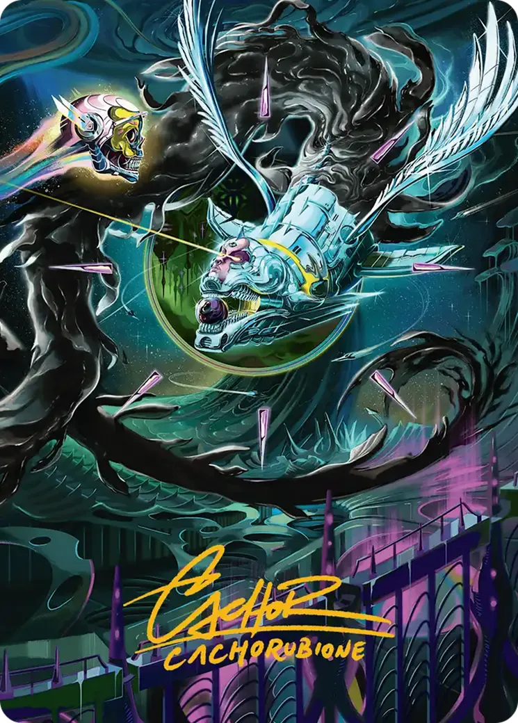 Quantum Riddler — Edge of Eternities Art Series — Magic: The Gathering