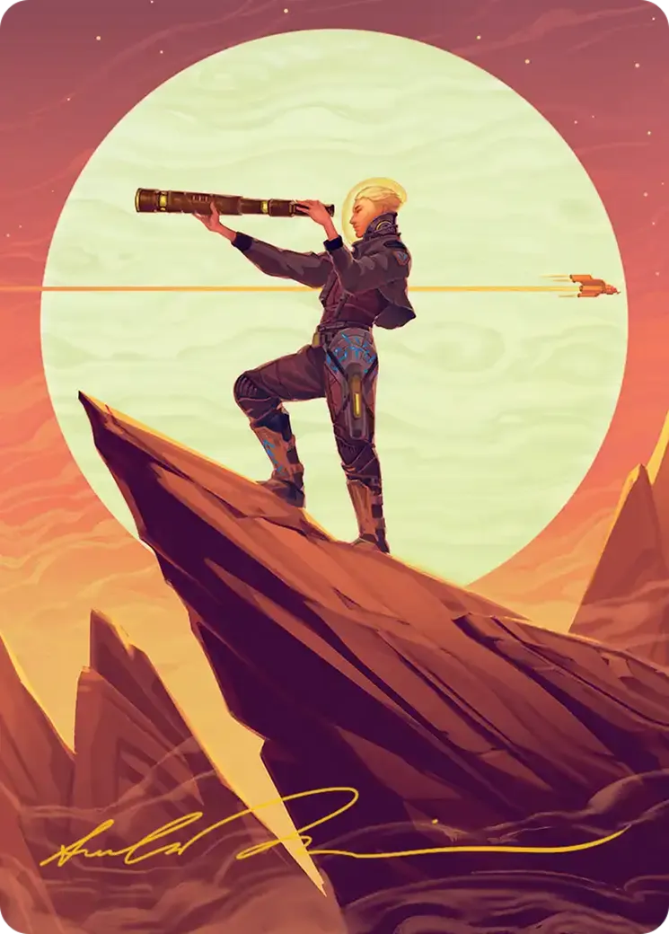 Sami, Wildcat Captain — Edge of Eternities Art Series — Magic: The Gathering