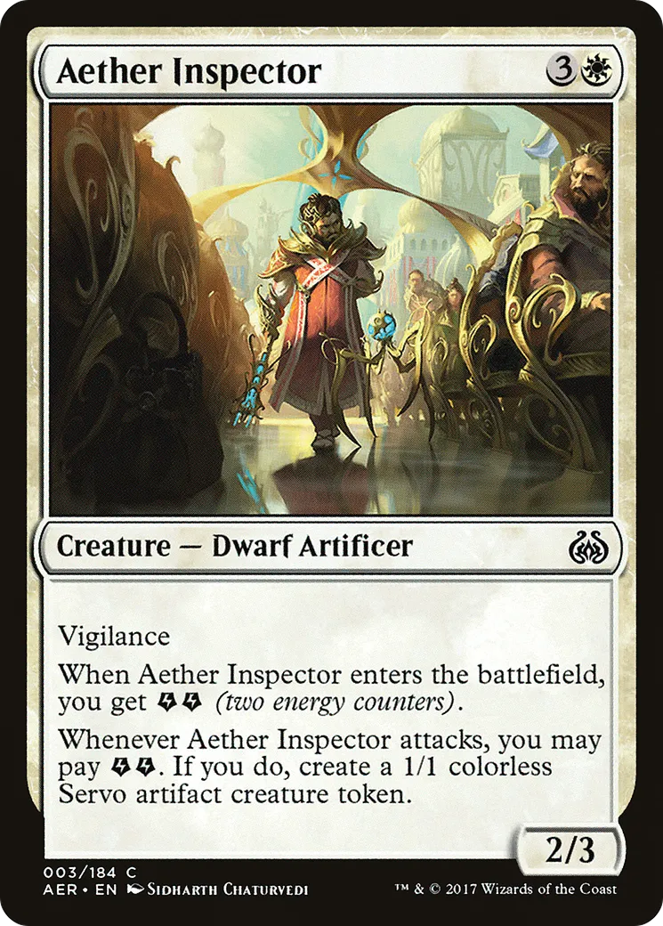 Inspecteur d'Éther — Aether Revolt — Magic: The Gathering