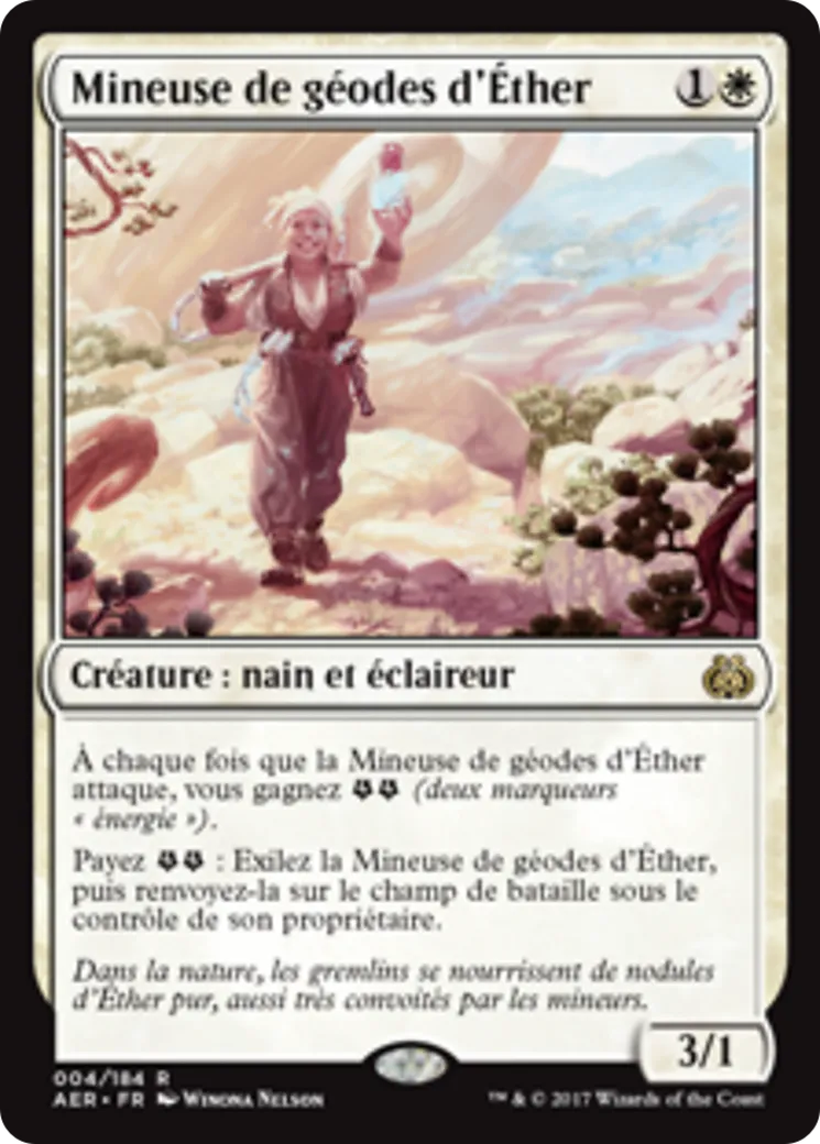 Mineuse de géodes d'Éther — Aether Revolt — Magic: The Gathering