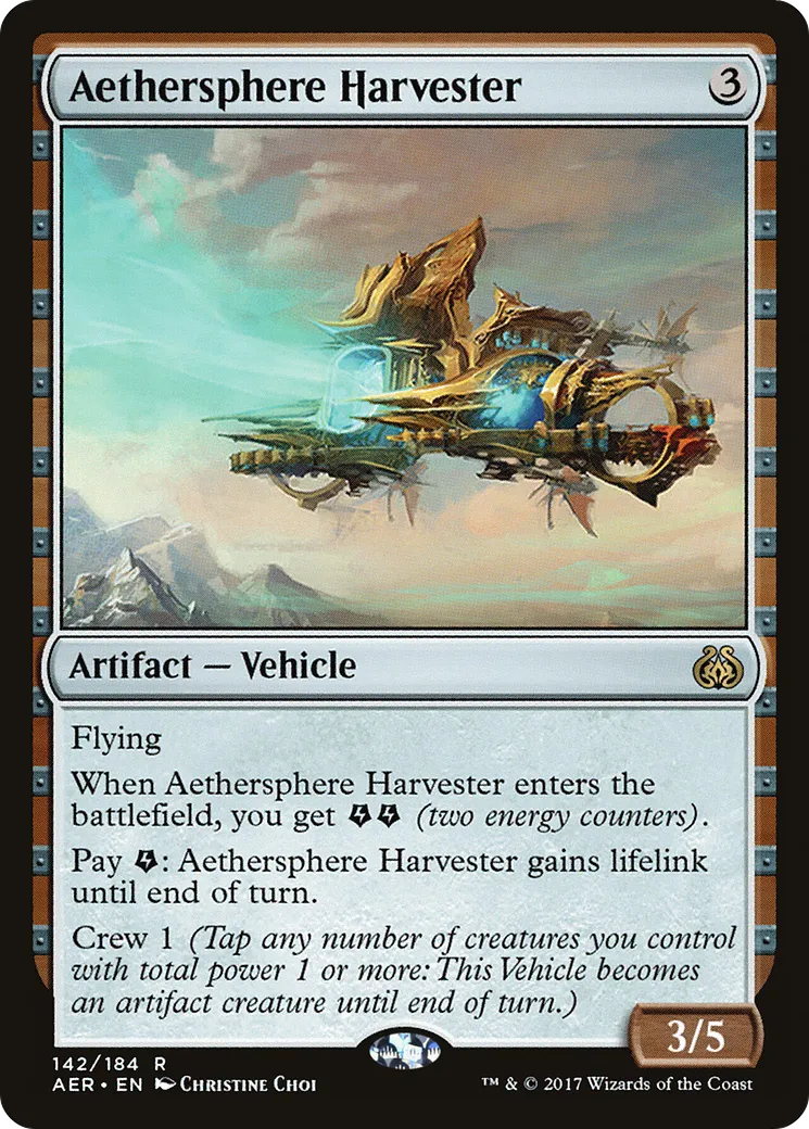 Aethersphere Harvester from Aether Revolt - Magic: The Gathering