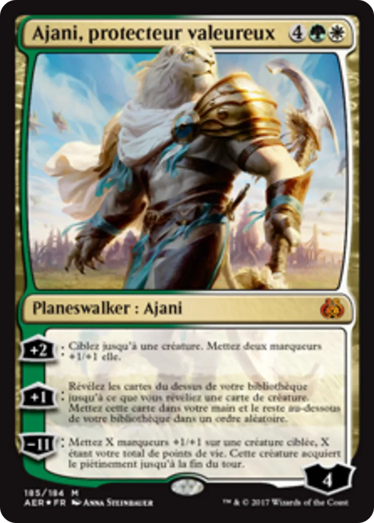 Ajani, protecteur valeureux — Aether Revolt — Magic: The Gathering