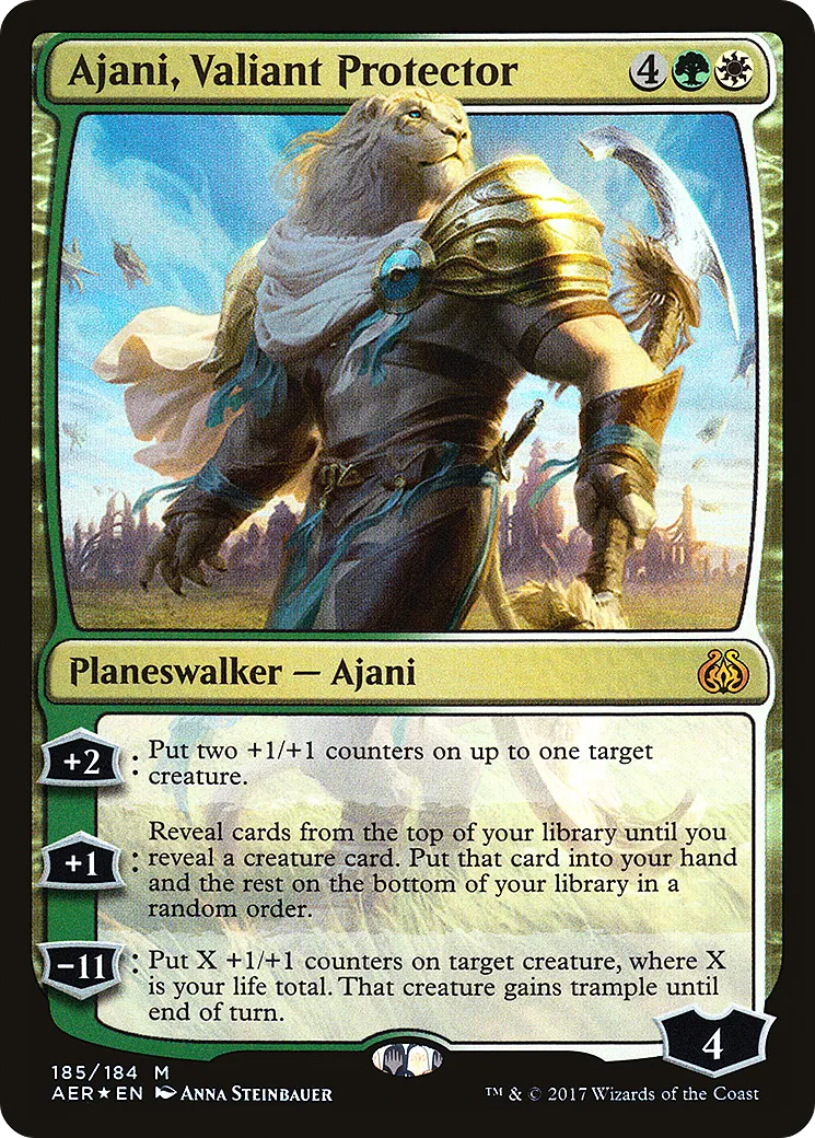 Ajani, Valiant Protector from Aether Revolt - Magic: The Gathering