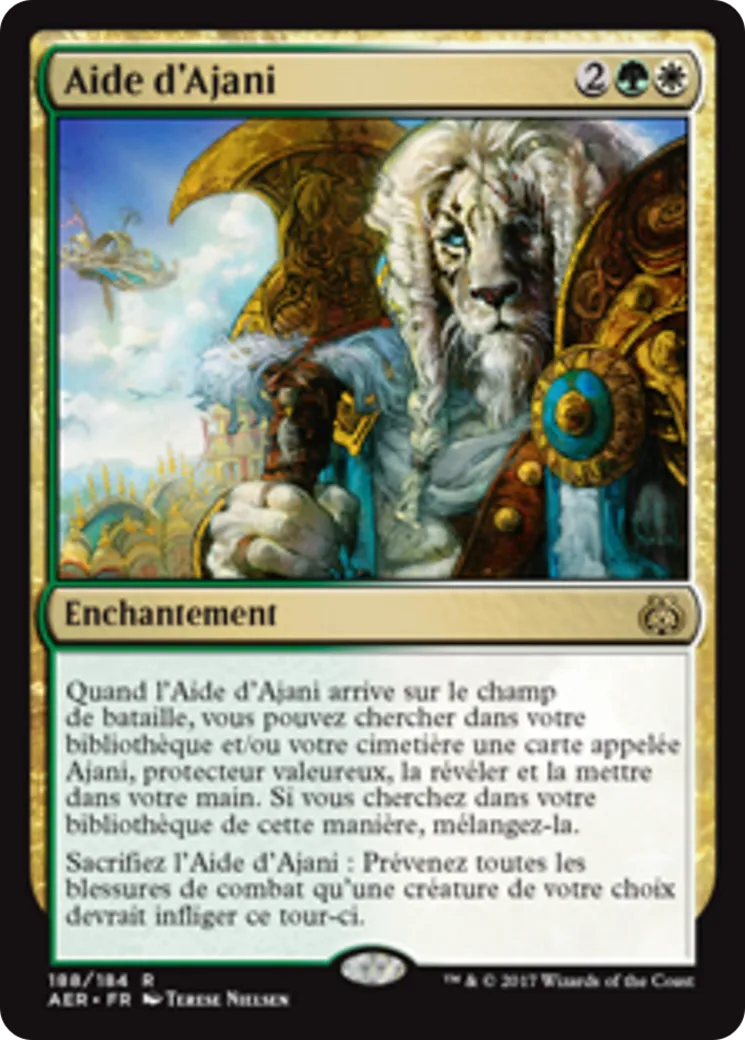 Aide d'Ajani — Aether Revolt — Magic: The Gathering