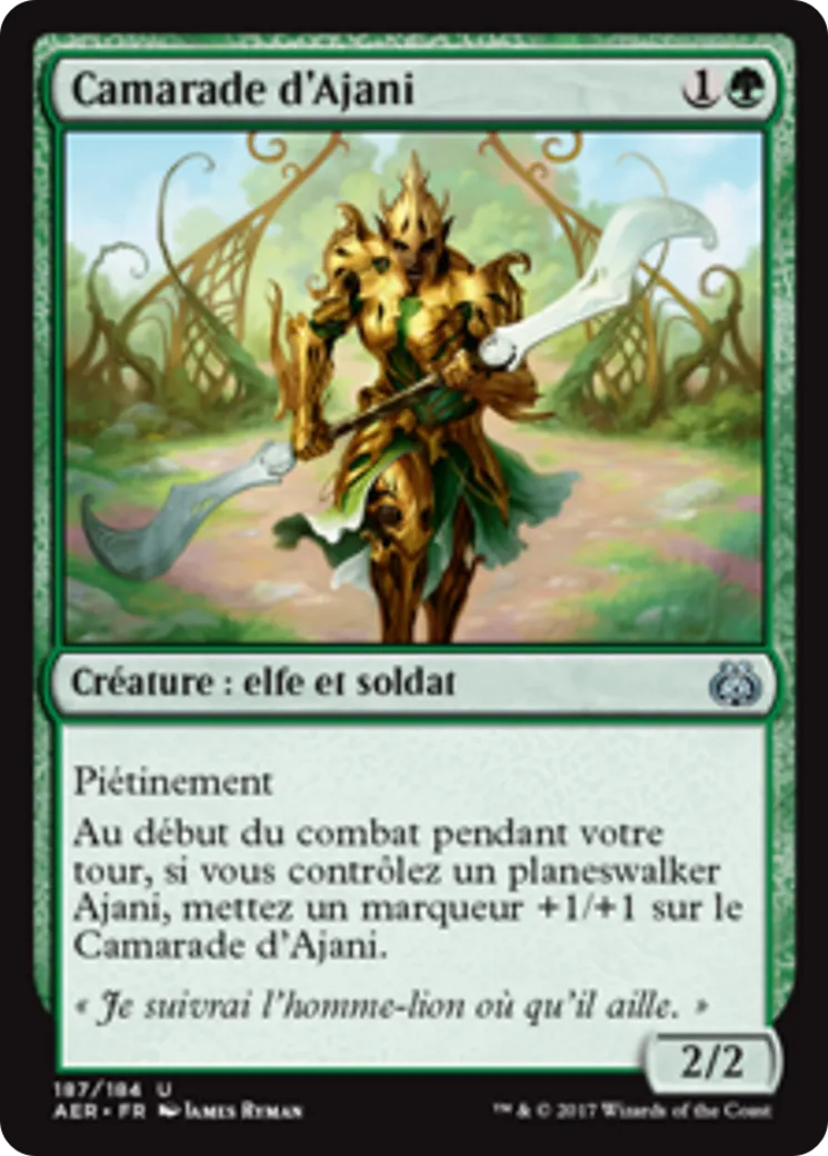Camarade d'Ajani — Aether Revolt — Magic: The Gathering
